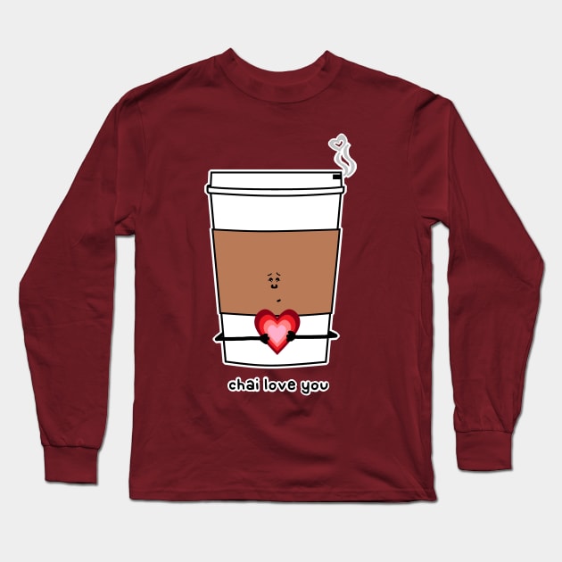 Latte Long Sleeve T-Shirt by paintbydumbers